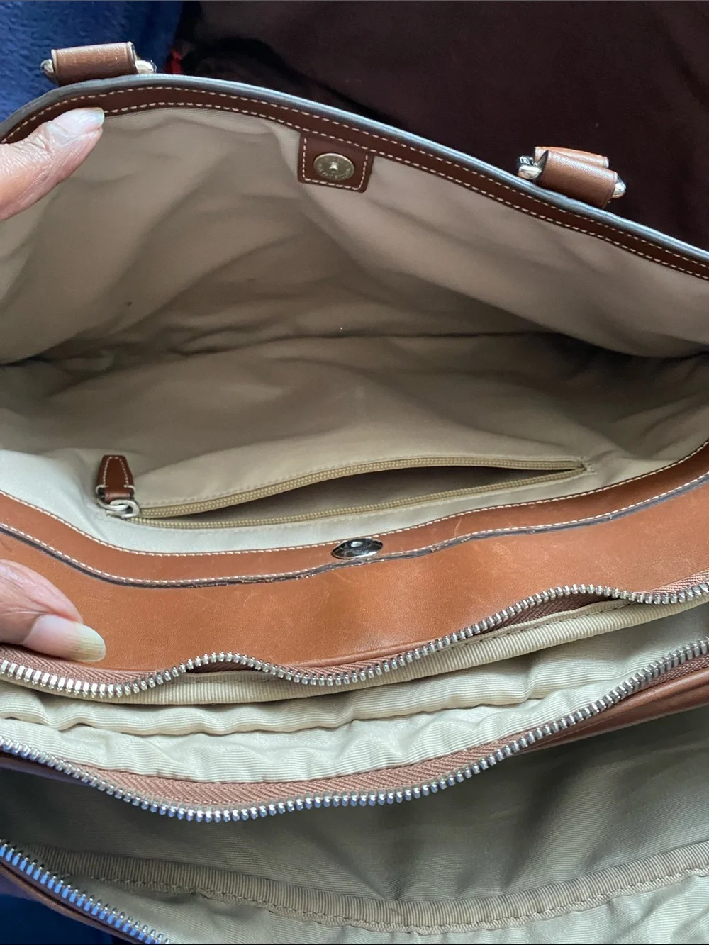 Coach Men's Leather Briefcase Bag in Brown